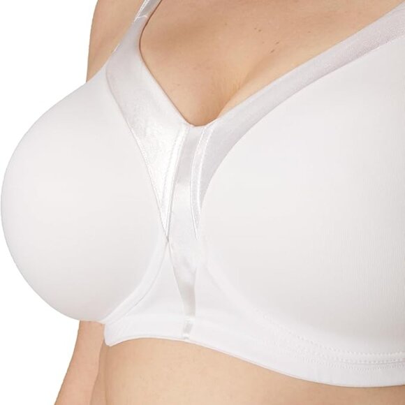 2x NEW Playtex 4803 Bra Firm Support Breathable Lining Seamless Cups Size 40DD - Picture 3 of 5
